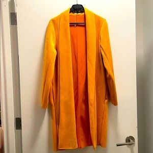 Women’s faux suede trench in size Medium